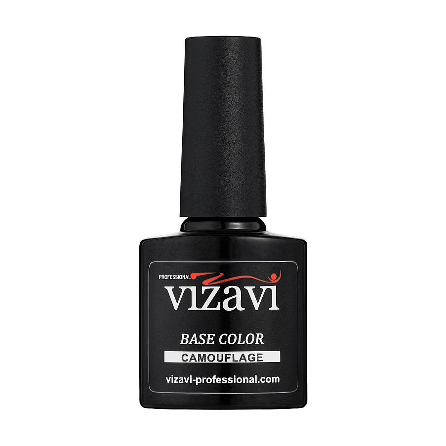 Каучукове камуфлювальне базове покриття для гель-лаку Vizavi Professional Base Coat VRC-03, 7.3 мл